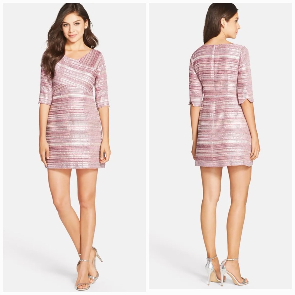 CECE by Cynthia Steffe • Metallic Sheath Dress